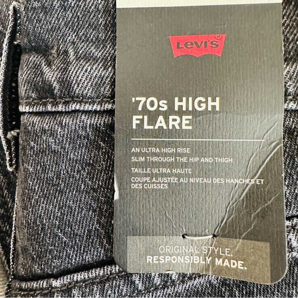 New Levi’s 70’s high flare jeans premium - Picture 11 of 11